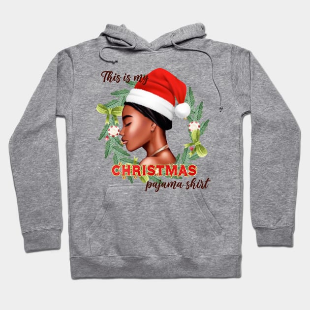 This is my Christmas Pajama Shirt Hoodie by MZeeDesigns